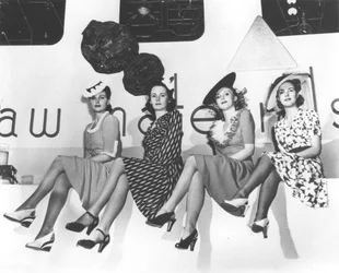 Foto pubblicitaria del nylon, Fiera Mondiale di New York, 1939